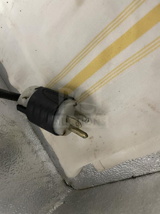 Nordon SDS-250 ice cream dipping cabinet plug and cord, showing electrical detail.