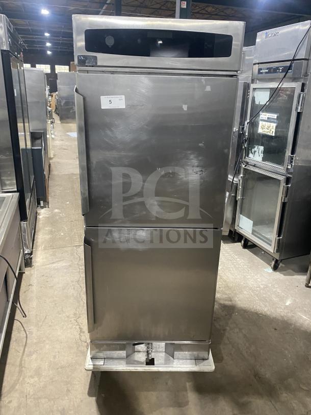 Wow! Winston Commercial stainless steel insulated mobile cabinet, Model HOV514UVE, SN: 20190904-0056, on casters.
