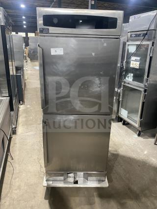 Wow! Winston Commercial stainless steel insulated mobile cabinet, Model HOV514UVE, SN: 20190904-0056, on casters.