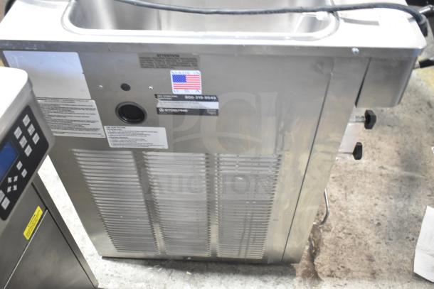 Stoelting F131-38I2-SAMS Commercial Countertop 2-Flavor Soft Serve Ice Cream Machine, drink mixer attachment, 208/240V, 1 Phase.