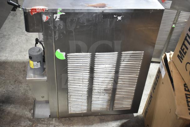 Stoelting F131-38I2-SAMS commercial ice cream machine, stainless steel, 2 flavors with twist, drink mixer, used condition, 208/240V.