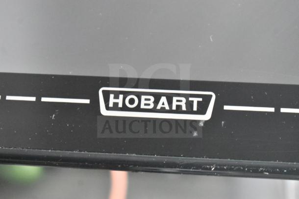 "2025 Hobart HTi-7LH4W commercial food portioning scale, black panel with Hobart logo. Tested, working condition."