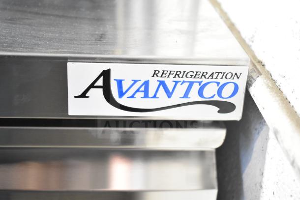 Avantco 178SSUC60FHC commercial freezer, brand new, scratch and dent condition, missing doors, 115V, 1-phase power.