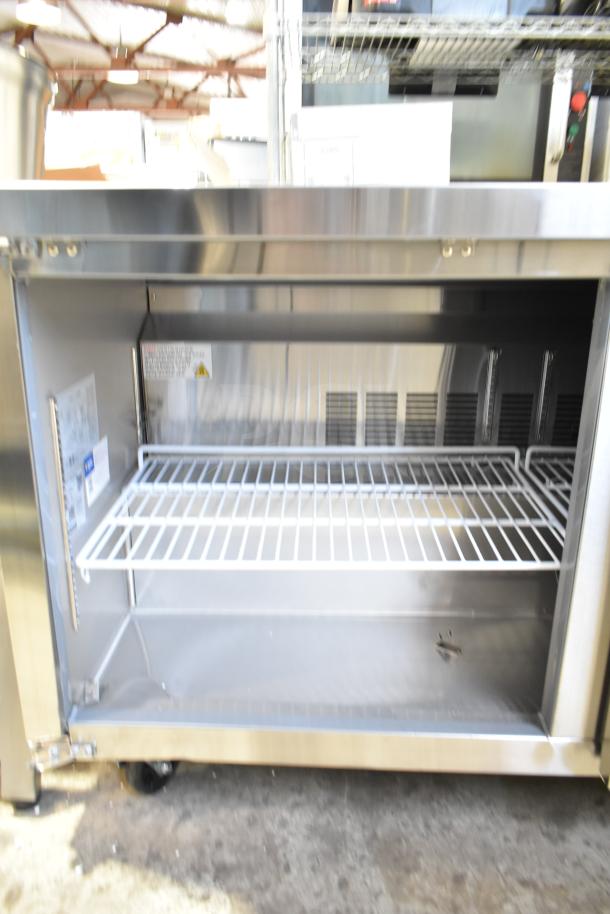 Brand new 2025 Avantco 178SSUC60FHC commercial 2-door worktop freezer, missing doors. 115V, 1 phase. Scratch and dent condition.
