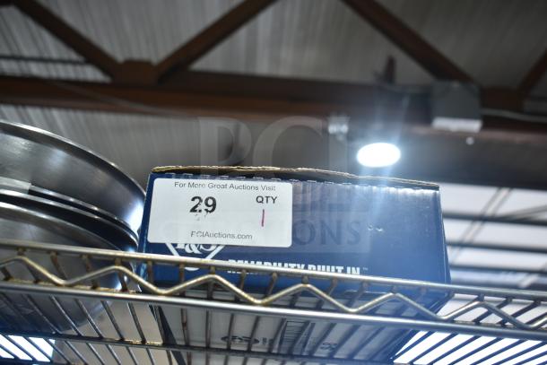 BRAND NEW T&S B-0230-CR-LN wall mounted faucet base with 8" adjustable centers, Cerama cartridges. Scratch and dent condition.