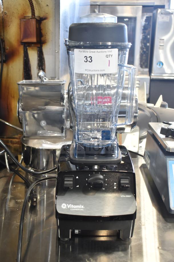 BRAND NEW Vita-Mix VM0101 Vita-Prep 2.3 hp Blender with 64 oz container, 120V. Scratch and dent condition, model 62827.