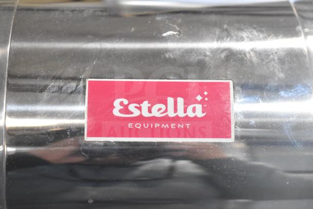 BRAND NEW Estella 348CG112NB electric hard cheese grater, 3.3 lb/min, 110V, 1 Phase, with manufacturer label, scratch and dent condition.