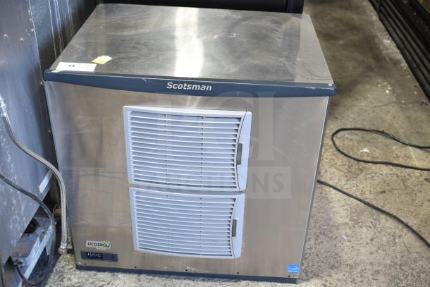 2017 Scotsman C1030SA-32D commercial ice machine head. Stainless steel, 208/230 volts, 1 phase, Prodigy model.