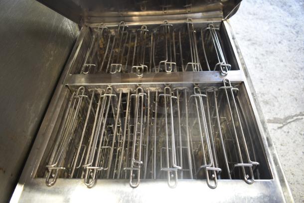 2016 Frymaster FBCR18CSE commercial pasta cooker with rethermalizer baskets, 90,000 BTU, stainless steel, used condition.