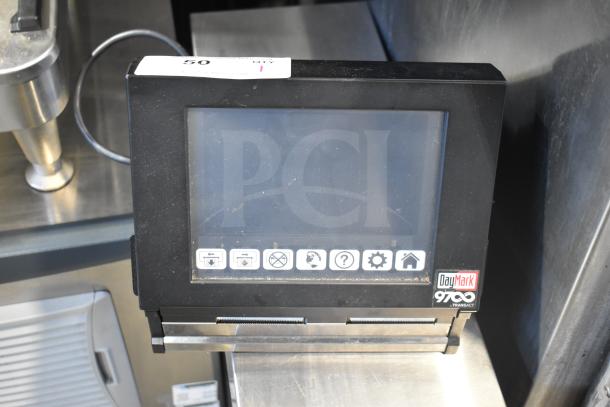 Transact MOD9700 DayMark 9700 Receipt Printer with touchscreen, minor wear, model label visible on front.