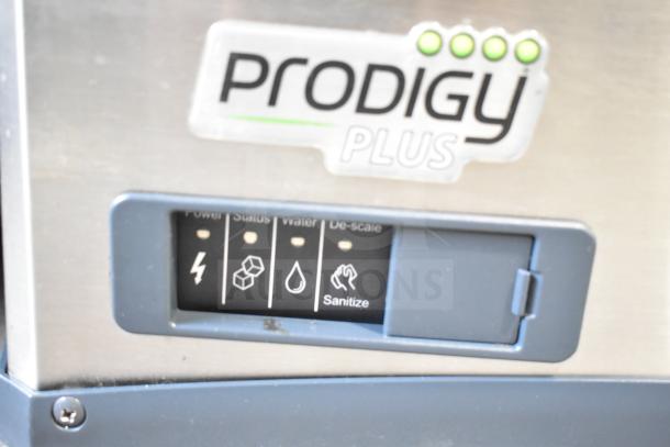 2016 Scotsman C0522SA-1E Ice Head, Prodigy Plus label, control panel showing power, status, and sanitizer indicators.