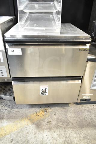 Silver King SKR27AD/C11 commercial 2-drawer undercounter cooler, stainless steel, 115 volts, excellent condition.