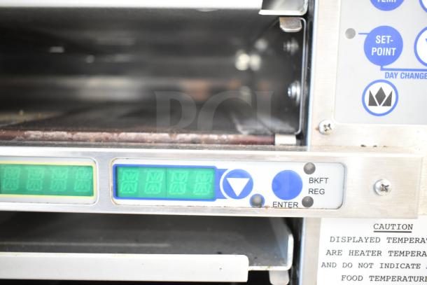 Prince Castle DHB32F-DD commercial countertop holding bin, featuring digital controls, 120V, 1 phase, durable condition.