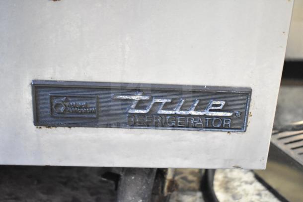 2016 True TUC-27D-2-HC commercial 2-drawer undercounter cooler label, 115V, 1-phase, visible markings.