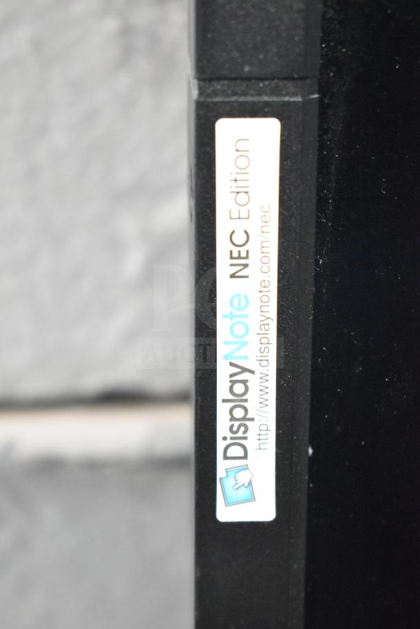 Two NEC V463 TVs with DisplayNote NEC Edition label. Buyer must pick up; no shipping available.