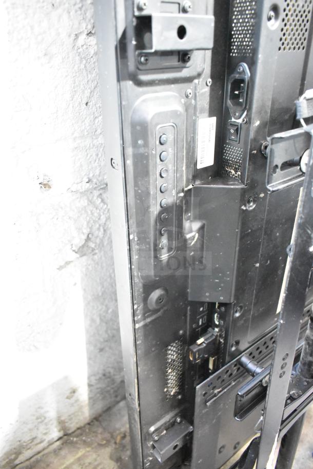 Back view of NEC V463 television with control panel and power port. Good condition. Pickup only, no shipping available.