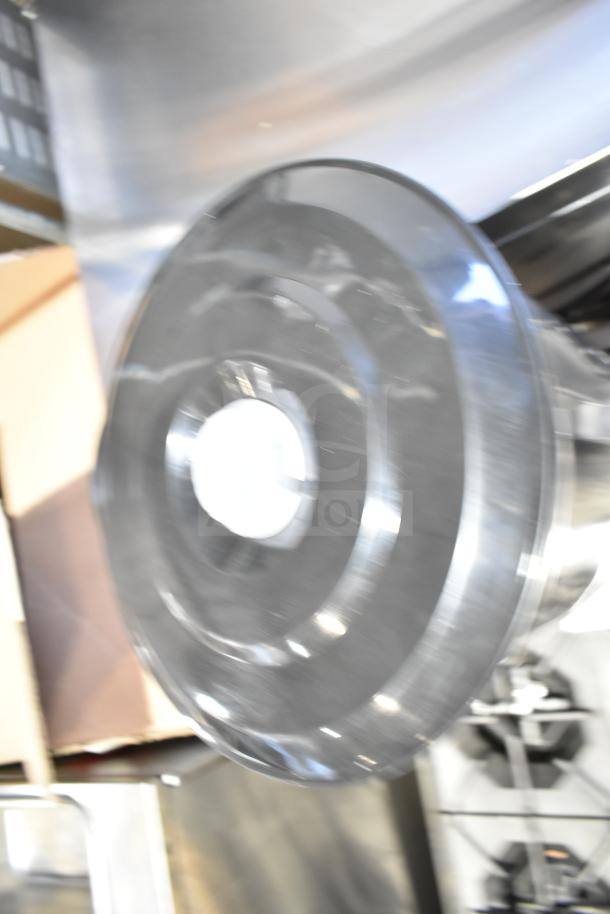 Brand new AvaMix 92850TB 5-gallon tilting blender, scratch and dent condition, 110V, 1-phase.