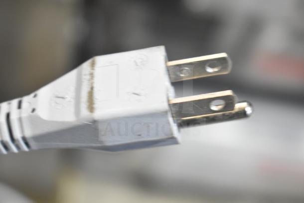 Power plug for a 2020 Bizerba GSP HD commercial countertop meat slicer. 120 Volts, 1 Phase.