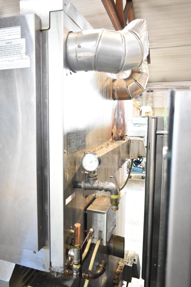 2 Hardt Inferno 4500 commercial rotisserie ovens; natural gas; 40 bird capacity each; 95,000-101,000 BTU; on casters.