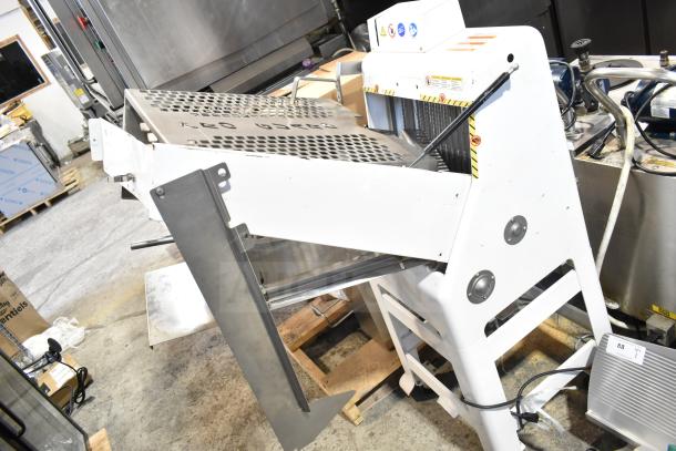 Oliver 797-32NC commercial bread slicer with Pro Guard safety chute, 115V, 1 phase, in used condition.