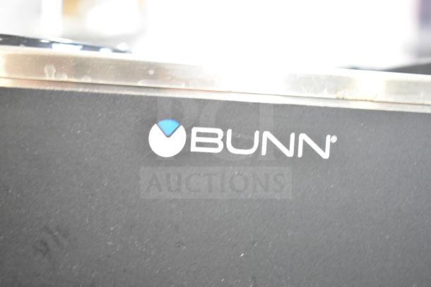 2025 Bunn VPR Commercial 2 Burner Coffee Machine, black, 120V, 1 Phase. Features prominent Bunn logo.