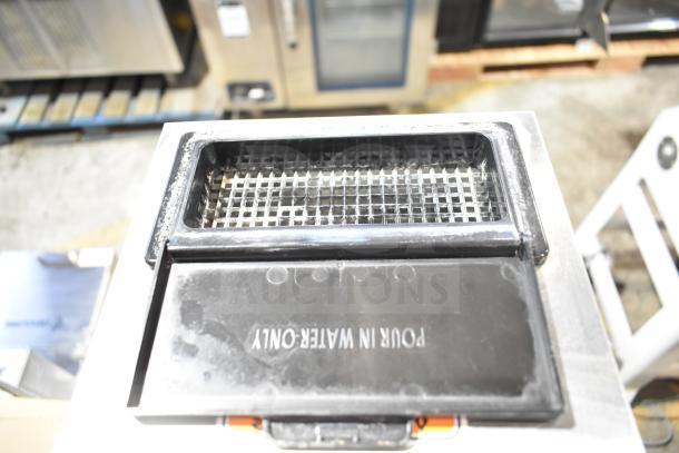 2024 Bunn VPR Commercial 2 Burner Coffee Machine, 120 Volts, top view showing "Pour in Water Only" label.