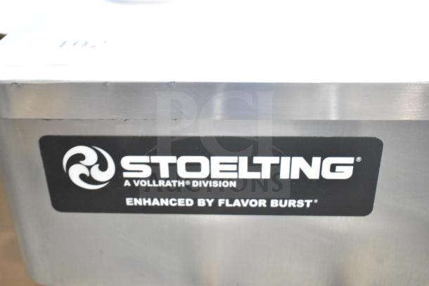 2025 Stoelting F131-38I2 stainless steel countertop ice cream machine, 2-flavor with twist, 208-240V, 1 phase.