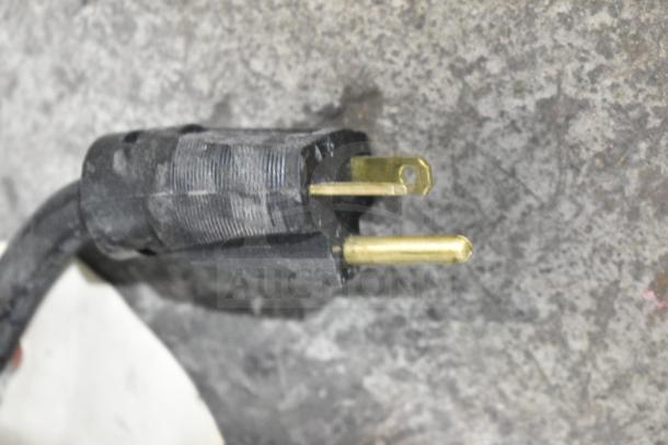 Close-up of a power plug for the 2025 Stoelting F131-38I2 Soft Serve Ice Cream Machine.