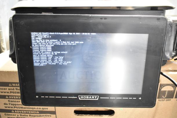 2016 Hobart HTi-7LH commercial scale, countertop model. Tested, working condition. Features digital display, 120/208-240V.