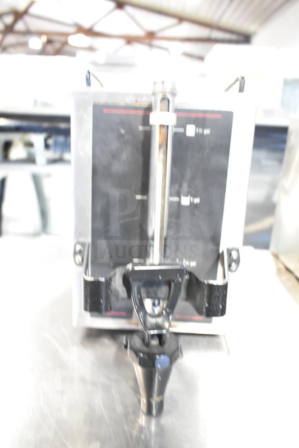 Bunn 1.5GPR Coffee Server Satellite, showing front view with spigot and capacity markings. Appears gently used.