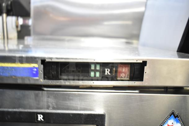 Everest Commercial 4 Drawer Cooler, features digital control panel, 115 Volts, 1 Phase. Stainless steel with visible logo.