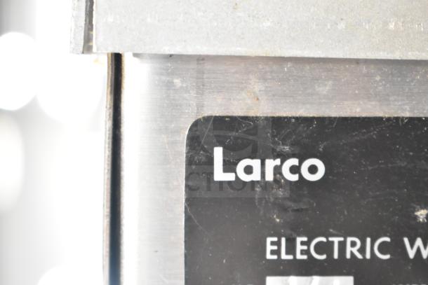 Larco Electric Water Cooler, 115 Volts, 1 Phase. Visible Larco branding on a black label.