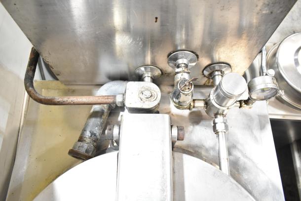 BKI FKM-F Electric Pressure Fryer, commercial-grade, floor style, on casters, used condition, 208/230V, 3-phase.