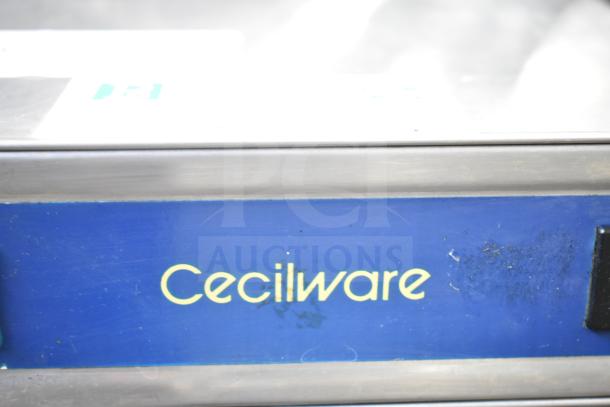 Cecilware FTC-3 Commercial Countertop Iced Tea Machine, visible brand label, 120 Volts, 1 Phase.