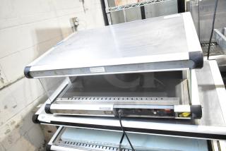 Hatco GR2SDH-30 countertop warming display merchandiser, 120V, used condition, model visible, power cord attached.