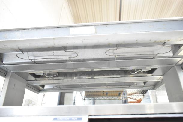 Hatco GR2SDH-30 Warming Display Merchandiser, 120V, 1 Phase, stainless steel, visible heating elements, commercial use.
