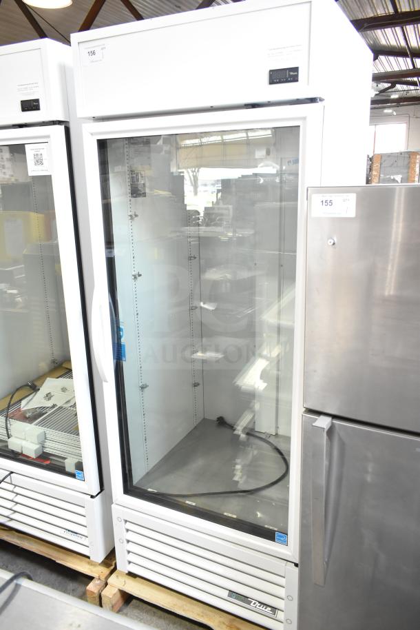 2022 True TSCI-600R-G-PH commercial cooler, single glass door, 115V, 1 phase, excellent condition, labeled for auction.