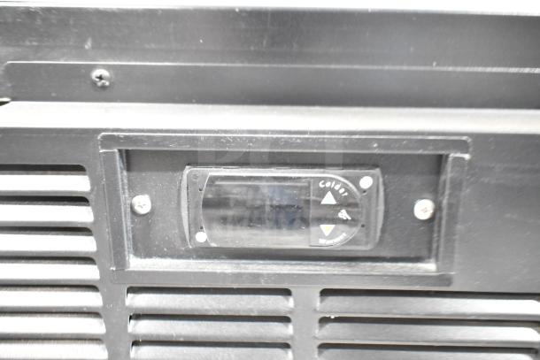 Habco SE12 commercial cooler control panel, showing digital display and temperature controls. 115V, 1 Phase.