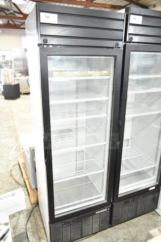 2019 Habco SE18HC Commercial Single Door Cooler, model SE18HC, in excellent condition. 110 Volts, 1 Phase.