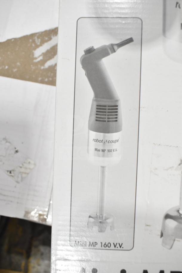 Brand new Robot Coupe MMP240VV Mini Immersion Blender, 10" variable speed, 2/5 HP, slight scratch and dent.