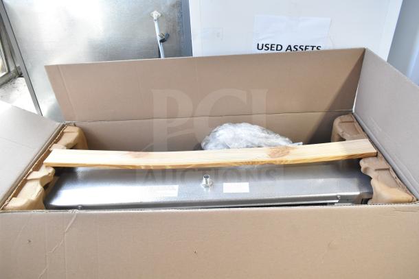 Boxed evaporator fan, model BEL0130CC6EEAYF859. New, scratch and dent condition. Includes protective packaging.