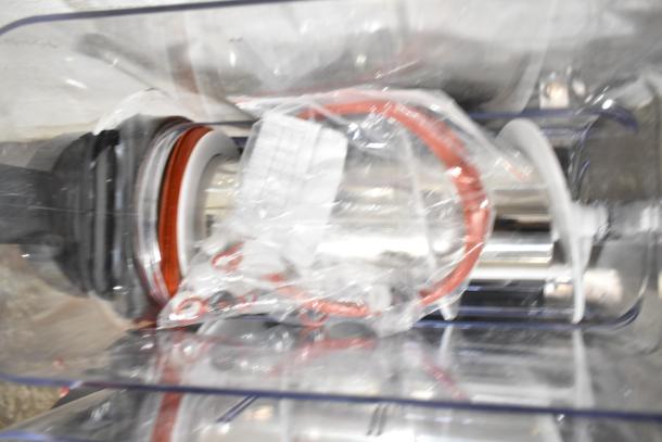 Brand new Galaxy 17GSM2 countertop 3-gallon slushy machine. Scratch and dent condition. 120 volts, 1 phase.