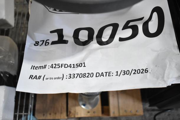 BRAND NEW Hobart FD4/150-1 Garbage Disposer, 1 1/2 hp, 208-230/460V, item# 425FD41501, scratch and dent condition.