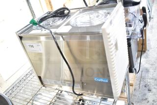 Crathco D25-4 Classic Bubbler, new, high-impact plastic, double 5-gallon bowls, 120V, 1-phase, scratch and dent condition.