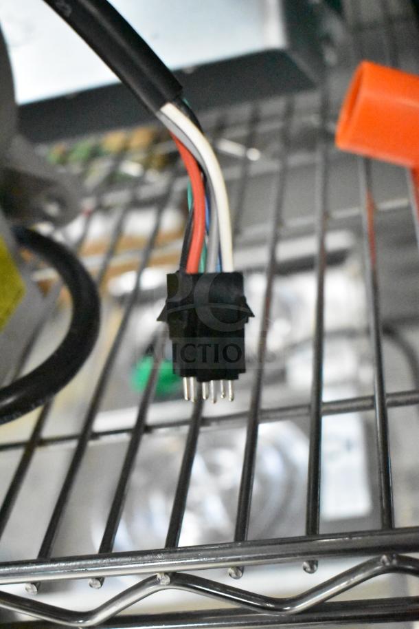 Brand new 2025 Nidec Motor, 230 volts, shown with wiring and connector. Scratch and dent condition.