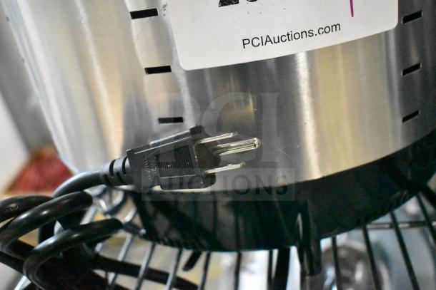 BRAND NEW Vollrath 7411 Mirage 11 Qt. Silver Drop-In Induction Warmer with visible power cord and PCI Auctions label, 120V, 250W.