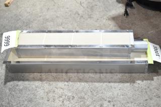 Two brand new Vulcan infrared burners, models 00-414754-00003 and 00-944489-00030, with minor scratches.