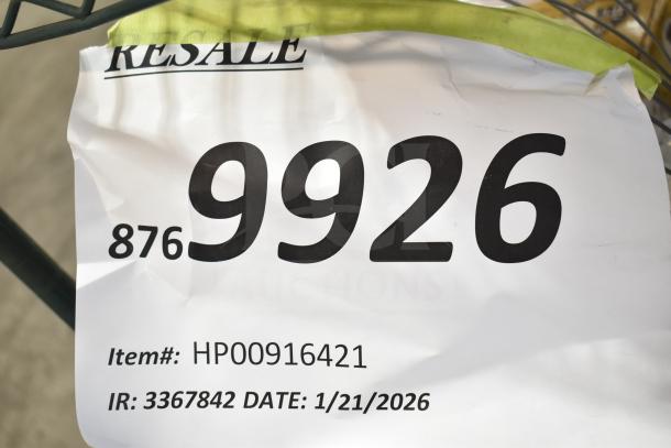 BRAND NEW Hobart Wire Whip Assy HL430D, Scratch and Dent, Item# HP00916421, visible tag number 9926.