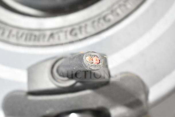 Insinkerator Cover Control Plus 3 Garbage Disposal, 120V, in original box. Close-up of wiring; good condition.