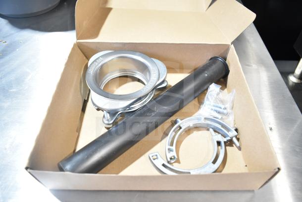 IN ORIGINAL BOX! Insinkerator Cover Control Plus 3 components. Metal and plastic parts shown. 120 Volts, 1 Phase.